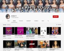 Amber runs her YouTube channel since the year 2013 where she posts a variety of content.